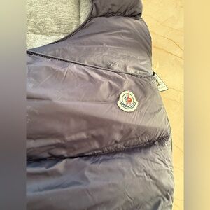 Moncler Baby Navy Footmuff Bunting Bag